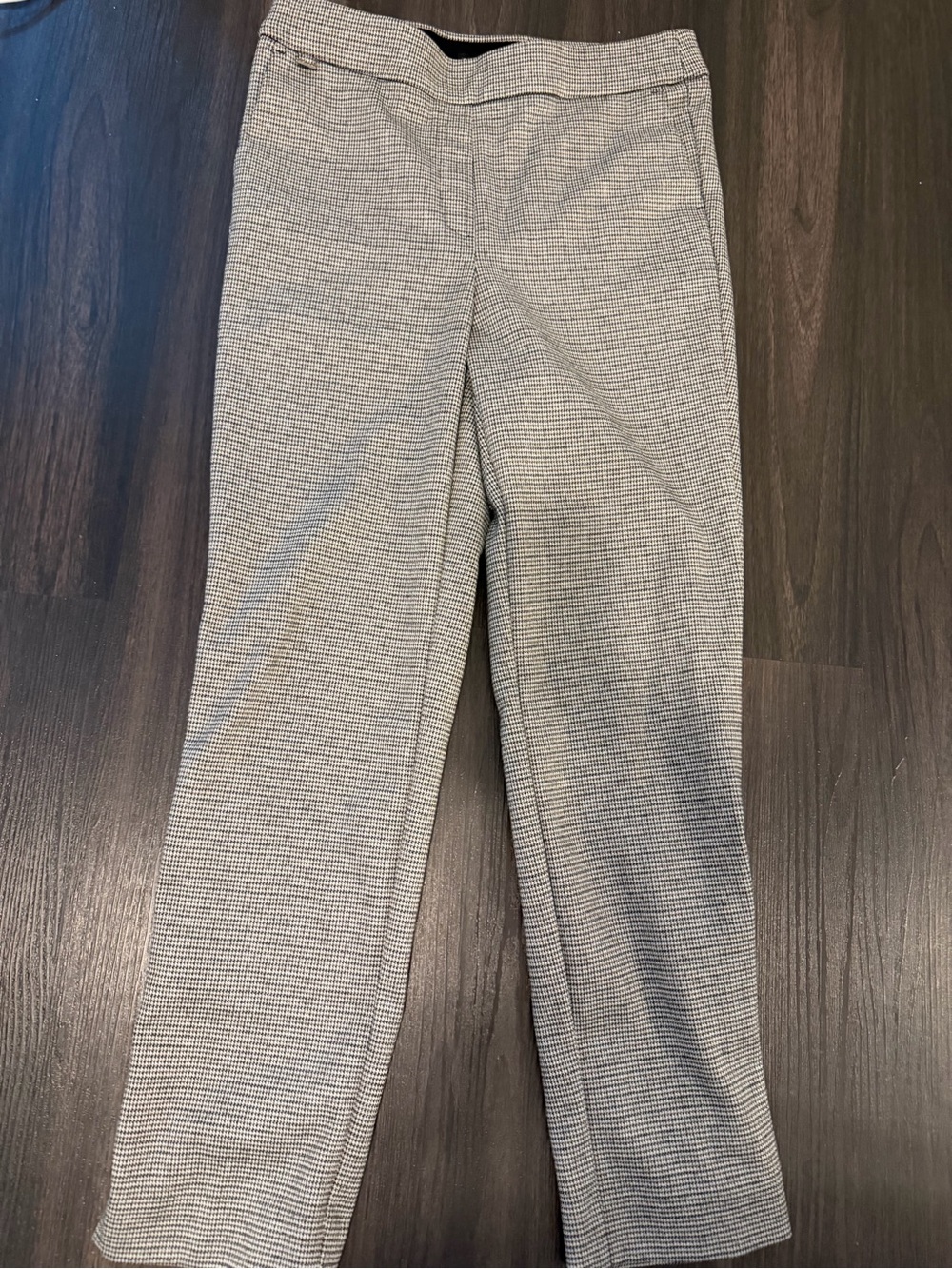 Counterparts Gray Textured Pull-On Dress Pants